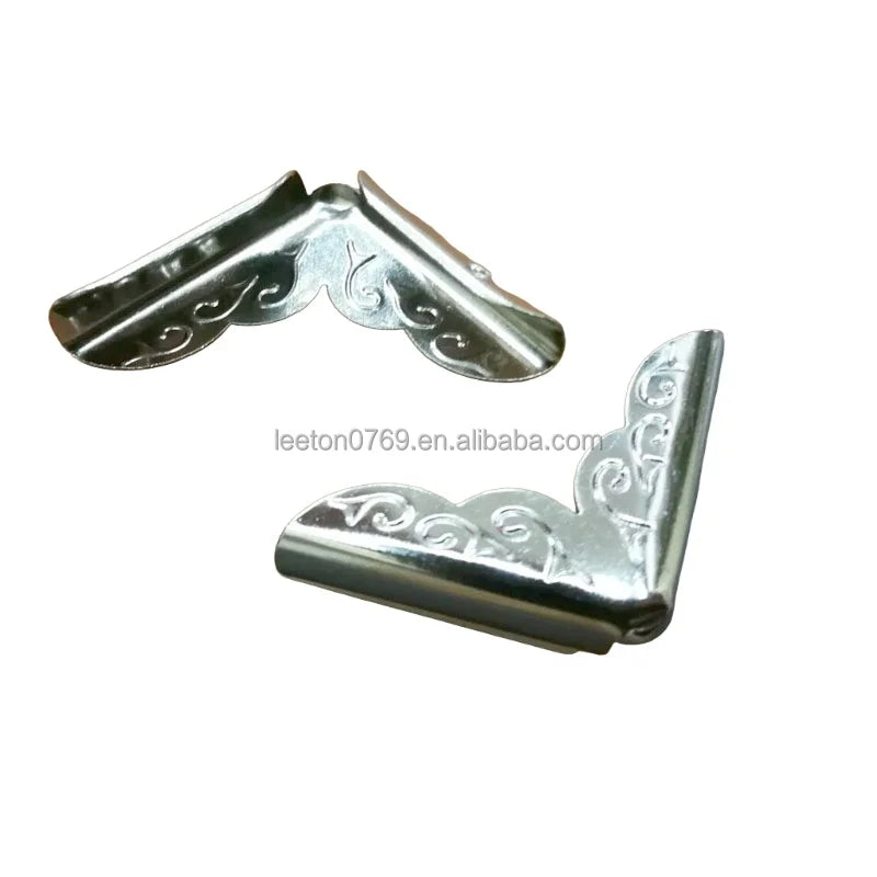 Factory Supply 23 X 23 X 3.5mm Nickel Metal Corner Protector for Book Cover