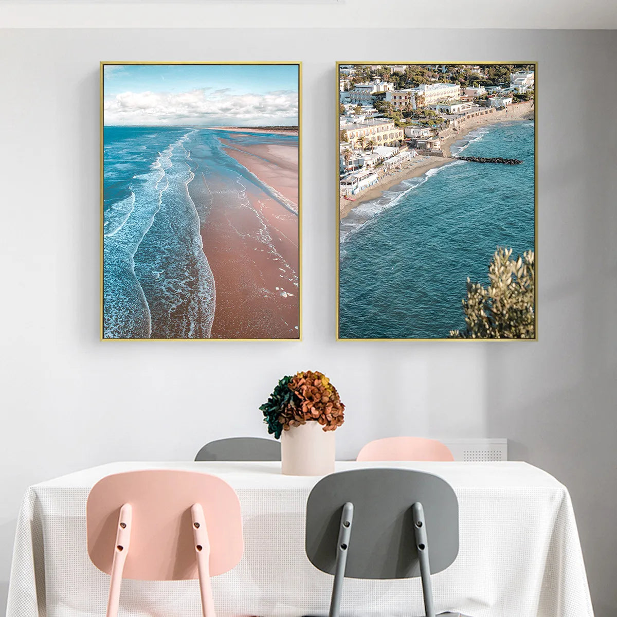 Nordic Nature Beach Sea Landscape Canvas Painting Poster Prints Wall Art Decor Oil Painting on Canvas Posters Print Art Picture