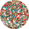 100g/bag Mixed Christmas Polymer Clay Golden Beads Silver Beads Slime Accessories Nail Art