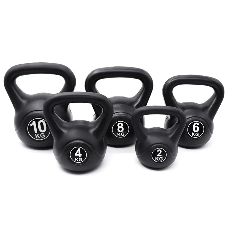 Wholesale Competitive Price Black OEM  Logo Cast Color Kettlebell
