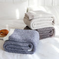 BLD Fashion Luxury Crochet Polyester Knitted Throw Blanket for Home Decor