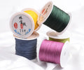 Colorful Chinese Knotting Satin Nylon Beaded Cord No.71 45m/roll 0.4mm for Jewelry Components & Findings