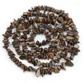 Wholesale Natural Brown Bronzite Stone Beads Gemstone Chips Beads for Woman Bracelets Making 5 - 8mm