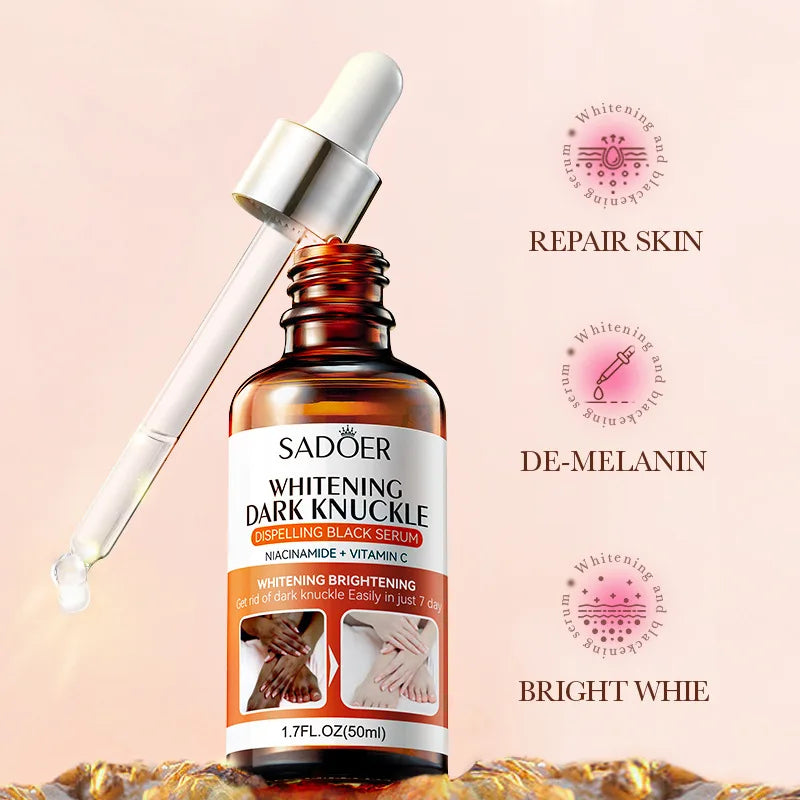OEM Serum Dark Knuckles Hand Knuckle Elbows Knee Fast Whitening Pigmentation Intense Stains Remover Serum