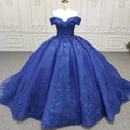 9882 Best Selling Wedding Dresses Women'S Wedding Party Sequin Off Shoulder Short Sleeve Bridal Dresses