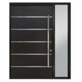 Customized Modern Villa Front Door Composite Pivot Door with Sound Insulation and Waterproof Design Exterior Wooden Sidelines