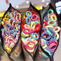 Cute Cartoon Solid Elastic Hair Bands 50/100/200 Pcs/Bag Lovely Srunchies Rubber Bands for Girls Kids Hair Accessories