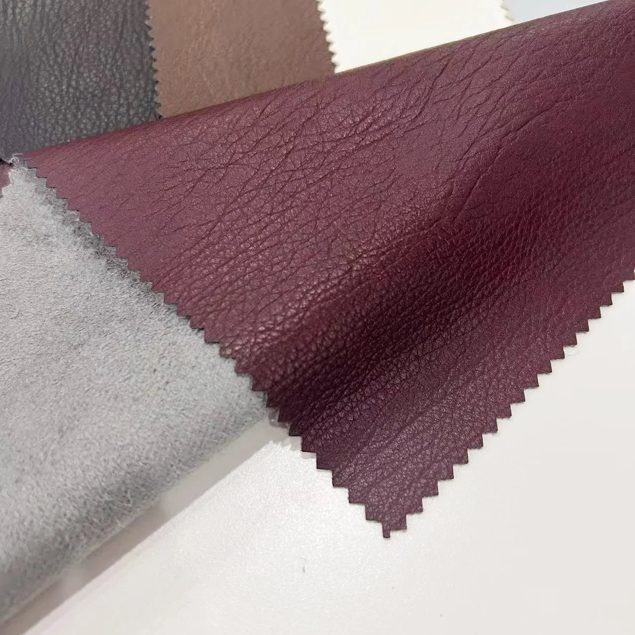 PFAS FREE New Design Super Soft PU Synthetic Leather Fabric Stretchable Gloves and Jackets for Men-for Garments and Dresses