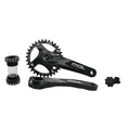Mtb Bicycle Crankset BCD104 32T 34T 36T 38T Narrow Wide Bike Chainrings 170mm Crank Hollow / square Bicycle Crank & Chainwheel