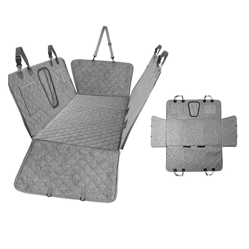 Scratch-Proof Dog Car Seat Cover Dog Hammock with Door Protection