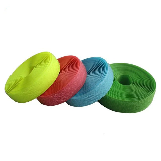 Factory Low MOQ 100% Nylon Colorful Hook and Loop Roll