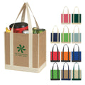 New Ruth Eco-Friendly Reusable Grocery Nonwoven Shopping Bag Letter Rope Handle Medium Size Recycled PP Fabric Laminated Custom