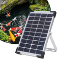 Solar Air Pump for Aquarium with Battery for Fish Pond Fish Tank Hoses Bubble Stone Foldable Aquarium Pump Submersible