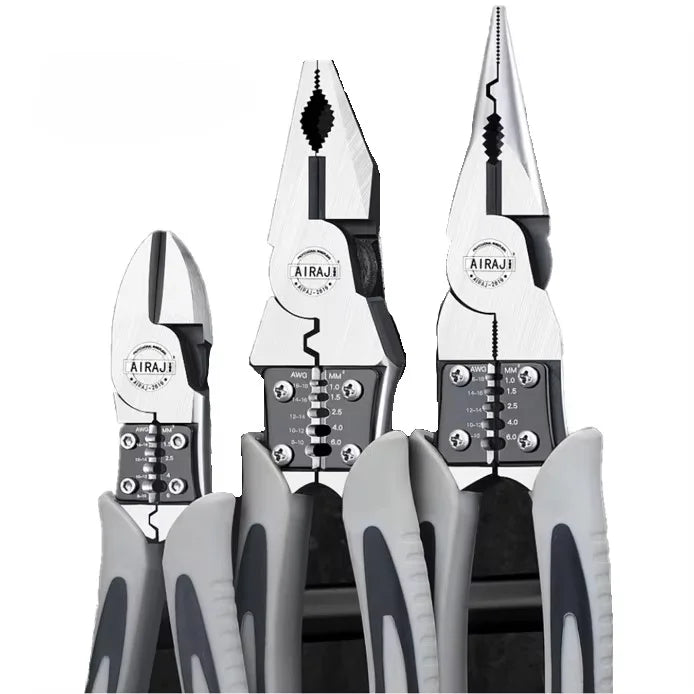 Professional Multi-Function Combination Pliers Steel Cable Crimping Wire Cutter PVC Handle Wire Stripping OEM Cutting Metric