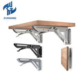 Zuogang Wholesale Custom Floating Shelves Stainless Steel Wall Mounted l Angle Mounting Folding Bracket
