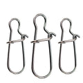 Fishing Duo Lock Snap Pin Stainless Quick Change Bass Freshwater Saltwater Fishing Snaps Tackle Connector