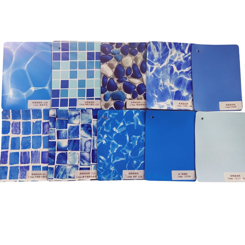 Swimming Pool Liner Material Vinyl Plastic Ocean Blue Pvc Membrane From Manufacturer for Swimming Pool Liner