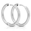 Stainless Steel Silver Plated Jewelry Hypoallergenic Huggies Aretes Hoop Earring for Women 2021