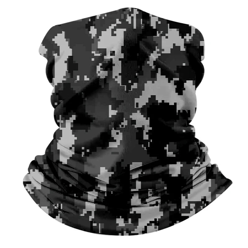 Soild Color Seamless Cycling Bandana Neck Gaiter Headband Fishing Hiking Outdoor Sport Balaclava Scarf Headwear
