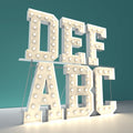 Outdoor Large Light up Alphabet Letters Love 0-9 Marquee Number Giant Light up Letters Figure 3ft 4ft 5ft Marquee Letters