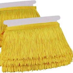 15cm Satin Colorful Polyester Dance Skirt Dress Tassel Fringe Trim