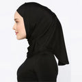Custom Logo Islamic Turkey Muslim Training Running Fitness Hijab Soft Stretch Inner Muslim Sports Hijab for Women