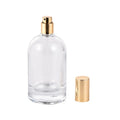 New Design Empty Custom Clear Glass Perfume Spray Bottle 30ml Boston Round Pump Sprayer with Free Sample and Box Packaging