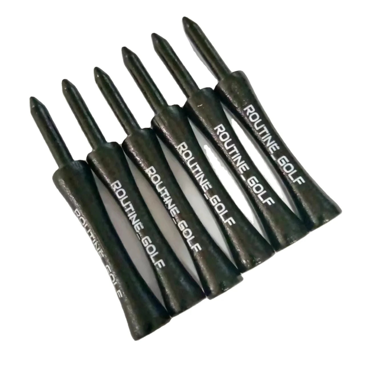 OEM Custom Manufacturer Bamboo 54mm Step Down Golf Tees Holder and Sets