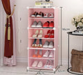 Cheap Wholesale Modern Plastic Storage Cabinet Shoe Rack for Dining or Outdoor Use with Transparent Door Practical and Popular