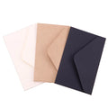 Vintage Style Mini Kraft Window Envelopes for Card Scrapbooking Invitations Love Letters & Gift Supplies