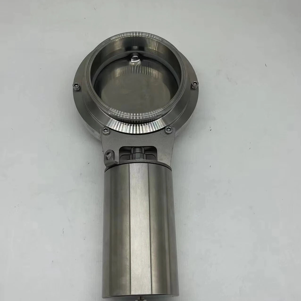 Stainless Steel 304 Sanitary Tri Clamp Pneumatic Butterfly Valves
