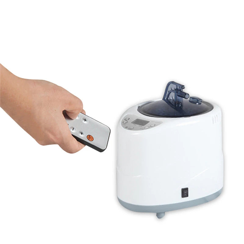 1000W Electric Modern Design Steam Sauna Generator 2L Acrylic Infrared Steamer Pot Hospital Use Anti-dry Protection Transom