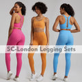 SHINBENE Super Cloud Ladies Sport Workout Shorts Sets 2 Pieces Women Cross Fitness Yoga Bras Sets