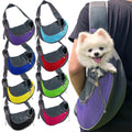 Multiple Color Adjustable Eco-Friendly Outdoor Pet Carrier Lightweight Breathable Sandwich Mesh Dog Cat Shoulder Bag Polyester MegaBDM