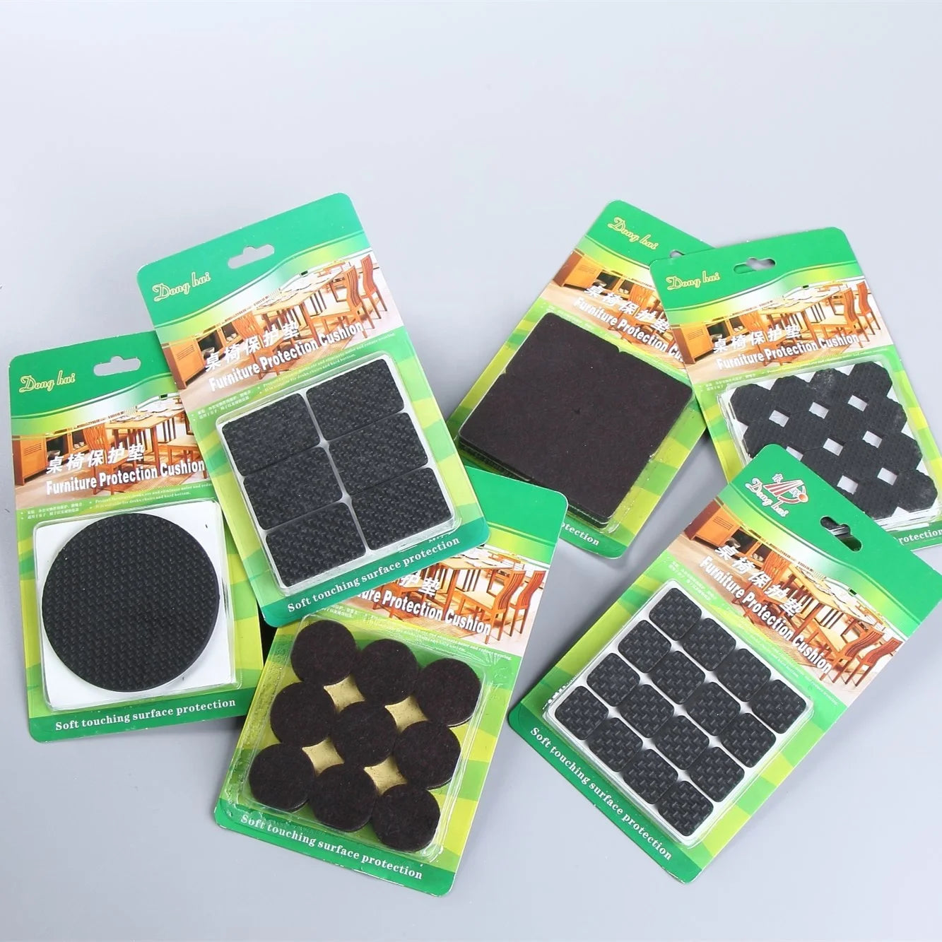 Furniture Foot Chair Legs Round Self-stick Self Adhesive Floor protection Felt Eva Pads Protector China Felt Furniture Pads
