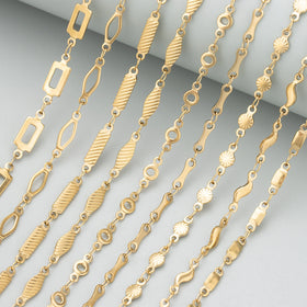 C374 1m/lotWholesale Chain316L Stainless Steelnickel Freecharmshand Madejewelry Making Findingsdiy Bracelet Necklace