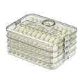 Clear Food Grade Dumplings Storage Box Food Freezer Storage Container for Refrigerator Freezer Food Storage Container