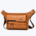 Wholesale China Classic Fashion Crossbody Bag PU Leather Messenger Men Sling Bag