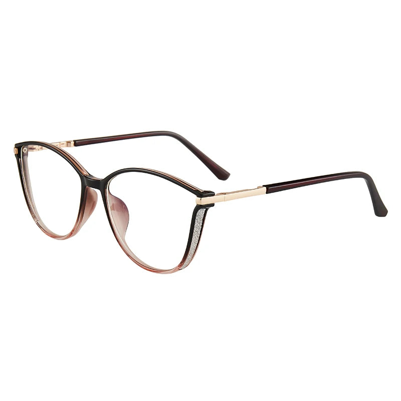 Fashion Glasses Frame for Women Custom Logo Eyewear Optical Frame Women Eyeglasses Frame Ready Stock CE