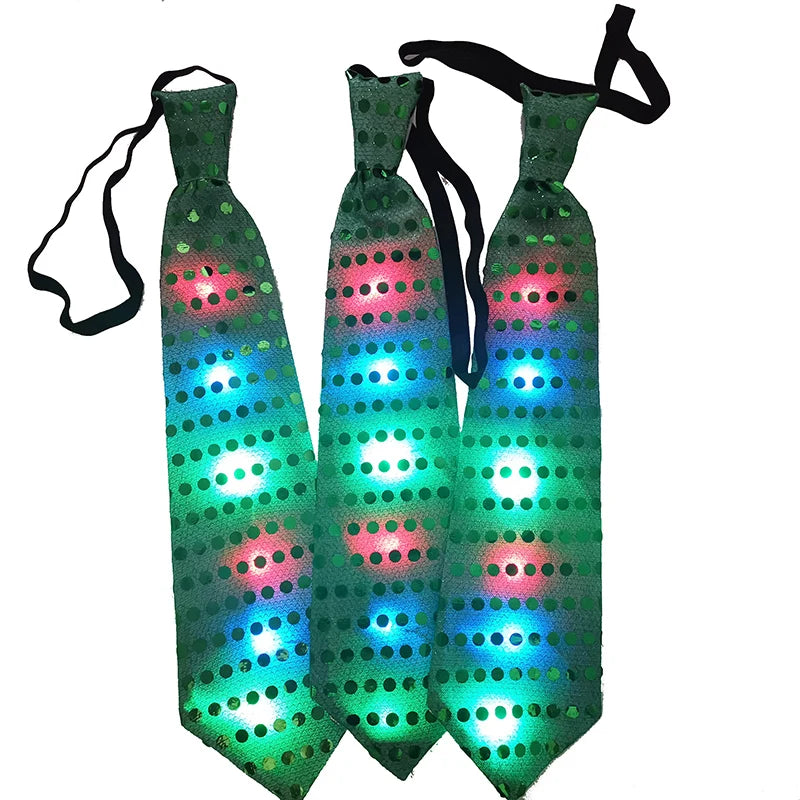 Performer Flashing Tie LED Necktie Flashing Tie Party Light up Tie for Performance