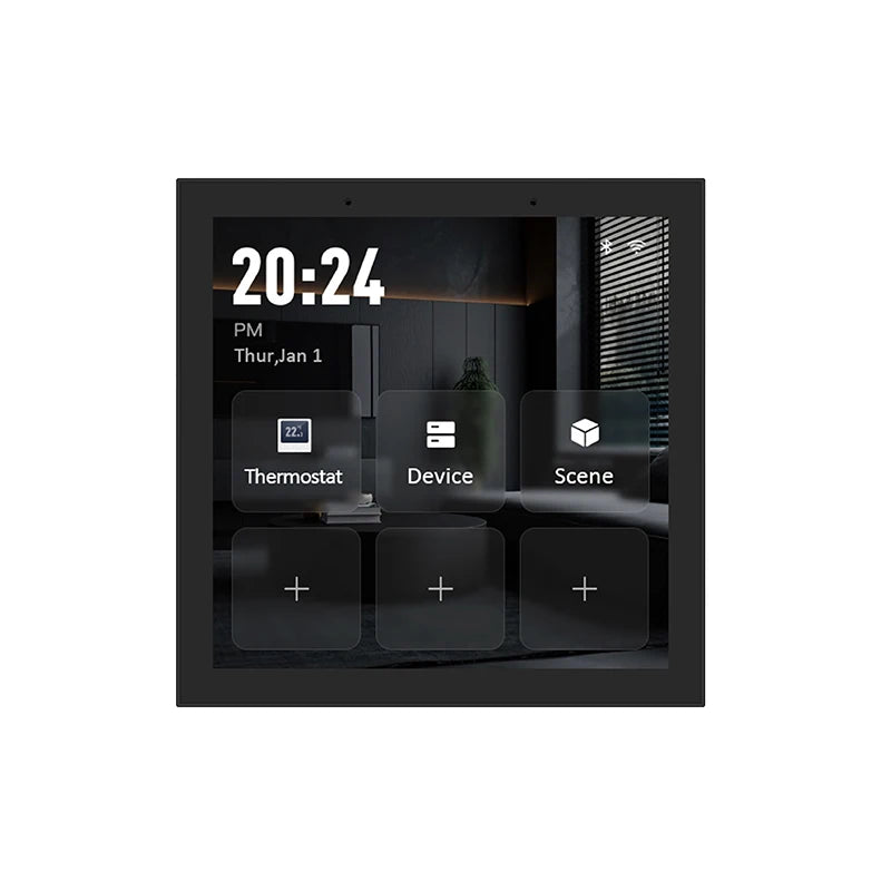 Beca BCC-2501-AC-A&E 4 Inch Square Central Control Panel New Arrival Built-in Thermostat Gateway for Hospital Use Alexa Sound