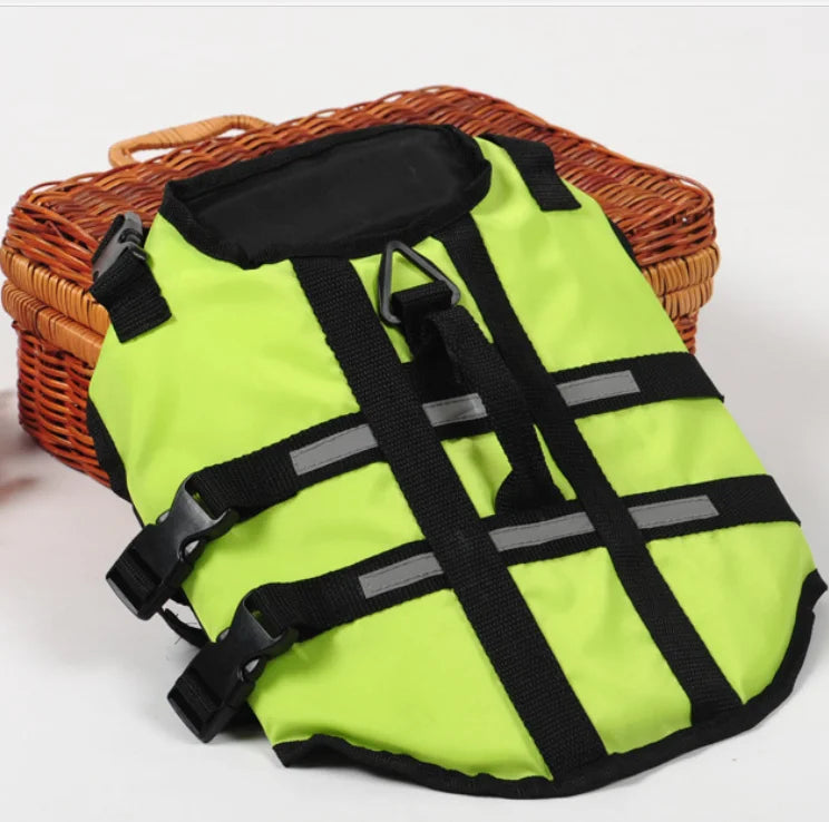 Wholesale Reflective Dog Swimming Life Jacket with Rescue Hand