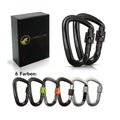 Promotion for 500kg Aviation Aluminum D Mousqueton Keychain 5kn Karabiner