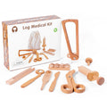 Wood Pretend Doctor Bag Kid Dentist Role Play Children Education Medicine Box Kit Tools Doctor Set Toy for Girls Pet Suitcase