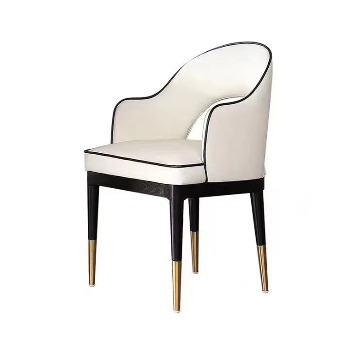 Modern Dining Room Furniture Metal PU High-End Dining Chairs Cost-Effective Commercial Chairs for Conference Rooms and Lounges
