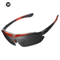 WEST BIKING HD Polarized Anti UV400 Cycling Glasses Sunglasses with 5 Lens Ciclismo Bike Goggles for Outdoor Sports