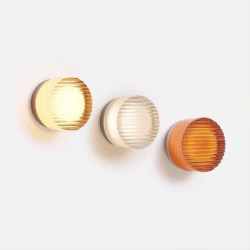 Modern Simple LED Glass Wall Lamp for Living Room Aisle Corridor Bedroom Bathroom Home Decoration Indoor Lighting-for Hotels