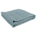 7 Layers Bamboo Warm and Cooling Weighted Blanket Comforting Sleep Grey Heavy Weighted Blanket Weighted Heated Blanket