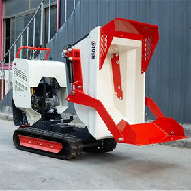 TOSH Automatic Manual Mini Tracked Dumper Hydraulic Diesel Dump Transporter Multifunctional Crawler Mini Dumper Truck