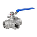 Stainless Steel 3 Way Three Way 3way Three-way Ball Valve